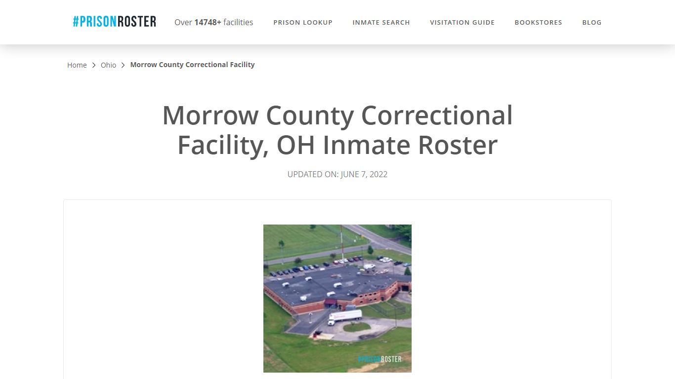 Morrow County Correctional Facility, OH Inmate Roster